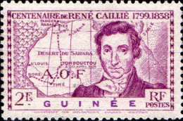 Guinée Poste N** Yv:149 Mi:163 René Caillié (Petit Def.gomme) - Unused Stamps