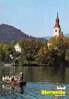 Bled - Vue Sur Le Lac Et L'île Du Lac Avec L'église - Slovénie