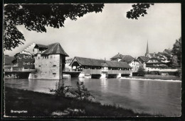 AK Bremgarten, Flusspartie Mit Brücke  - Bremgarten