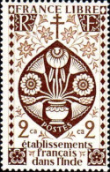 Inde Poste N** Yv:217/230 Série De Londres Pli Sur Le 220 - Unused Stamps