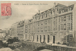 75* PARIS (18)   Rue Carpeaux - Caserne Des Sapeurs Pompiers         RL15,1002 - Bombero
