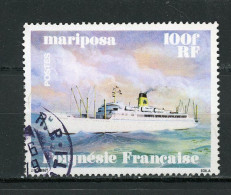 POLYNESIE : NAVIRE LE "MARIPOSA" - N° Yt 127 Obli. - Used Stamps