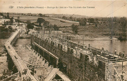 86* L ISLE JOURDAIN   Construction Du Barrage De Chardes      RL28,1312 - L'Isle Jourdain