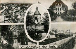 91* STE GENEVIEVE DES BOIS    Multi Vues -  (CPSM 9x14cm)       RL28,1986 - Sainte Genevieve Des Bois