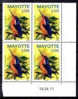 Mayotte Coin Daté YT 249 Oiseau Bird Martin Pêcheur - Nuevos