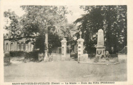 89* ST SAUVEUR EN PUISAYE  Mairie - Ecole De Filles - Monument Aux Morts       RL28,1692 - Saint Sauveur En Puisaye