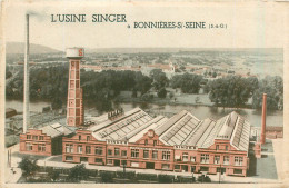 78* BONNIERES S/SEIN  L Usine « singer»      RL31,0367 - Bonnieres Sur Seine