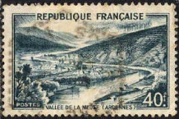 France Poste Obl Yv: 842A Mi:859 Vallée De La Meuse Ardennes (Beau Cachet Hexagonal) - Usati