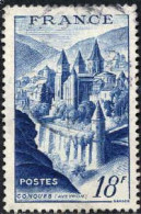 France Poste Obl Yv: 805 Mi:824 Abbaye De Conques Aveyron (cachet Rond) - Oblitérés