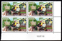 Mayotte Coin Daté YT 240  Factrice En Quad   Factor In Quad Bike - Unused Stamps