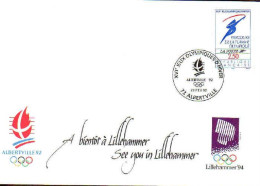 France Poste Obl Yv:2732 Mi:2866 16.Jeux Olympiques D'Hiver Albertville (TB Cachet à Date) Albertville 23 Fev 92 - Cartas & Documentos