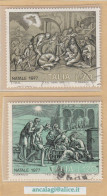 USATI ITALIA 1977 - Ref.0386 "NATALE" Serie Di 2 Val. - - 1971-80: Gebraucht