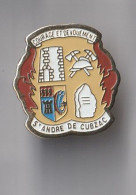 PIN'S THEME POMPIERS  SAINT ANDRE DE CUBZAC - Brandweerman