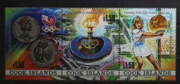 Cookinseln 1256-1258 Postfrisch Als Dreierstreifen #UO981 - Altri & Non Classificati