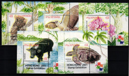 Philippinen Block 161-165 Postfrisch Flora Und Fauna #KC746 - Filippine