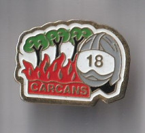 PIN'S THEME POMPIERS  DE CARCANS  EN GIRONDE - Firemen