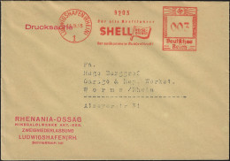 Allemagne 1935 EMA, Empreinte De Machine à Affranchir. Shell, Pour Tout Conducteur, Service De Voyage - Petrolio