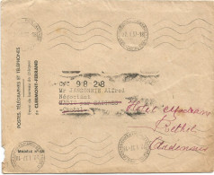 FRANCE ANNEE 1937 FRANCHISE POSTALE PTT SERVICE DU BUREAU DE CHEQUE 21 I 37 TB - Civil Frank Covers