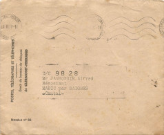 FRANCE ANNEE 1937 FRANCHISE POSTALE PTT SERVICE DU BUREAUDE CHEQUE+PUB AU VERSO+RELEVE DE COMPTE 23 III 37 TB - Civil Frank Covers