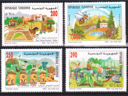 2003-Tunisie / Y&T 1483 -- 1486 - Les Parcs En Tunisie Faune ; Série Compléte - 4V / MNH***** - Wild