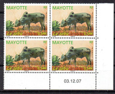 Mayotte Coin Daté YT 208 Zébu - Unused Stamps