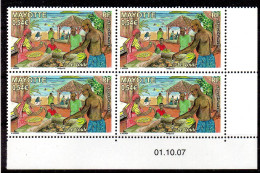 Mayotte Coin Daté YT 207 Voulé  Repas Sur La Plage Banane Fruit à Pain - Unused Stamps