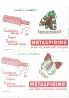 2 Buvard METASPIRINE Papillons Ixias Ecaille - Chemist's