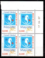 Mayotte Coin Daté YT 198 Conseil Général - Unused Stamps