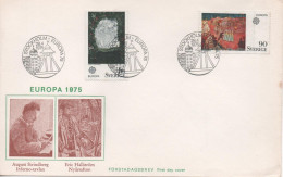 Sweden, Europa 1975, FDC - Covers & Documents