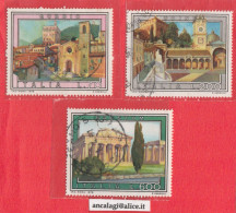 USATI ITALIA 1978 - Ref.0388A "PROPAGANDA TURISTICA" Serie Di 3 Val. - - 1971-80: Used