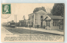 33406 - CHAMPIGNY SUR YONNE - LA GARE INTERIEUR - Champigny