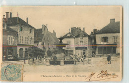 34147 - L ISLE SUR SEREIN - PLACE DE LA FONTAINE - L'Isle Sur Serein