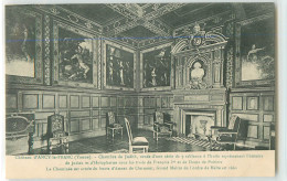 33946 - ANCY LE FRANC - CHATEAU D/ CHAMBRE DE JUDITH ORNEE D UNE SERIE DE 9 TABLEAUX A L HUILE - Ancy Le Franc