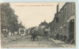 34764 - PONTIGNY - LA RUE PRINCIPALE ROUTE D AUXERRE - Pontigny