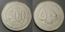 Monnaie Liban - 1995 - 500 Līrah (Livres) - Líbano