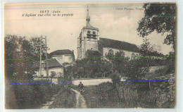 38225 - ERVY LE CHATEL - L'EGLISE VUE COTÉ DE LA PRAIRIE - Ervy-le-Chatel