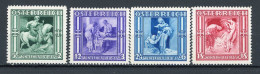 AUTRICHE - 1936  Yv. N° 485 à 488 Complet  *  Secours D'hiver Cote 13 Euro  BE  2 Scans - Ungebraucht