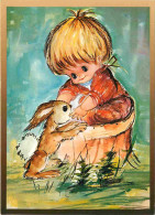 Enfants - Illustration - Dessin - Lapin - CPM - Carte Neuve - Voir Scans Recto-Verso - Children's Drawings