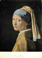 Art - Peinture - Johannes Vermeer - Tête De Jeune Fille - CPM - Voir Scans Recto-Verso - Malerei & Gemälde