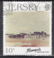 Jersey 1986 Single Stamp From The 100th Anniversary Of The Birth Of Edmond Blampieds Set In Fine Used - Jersey