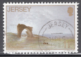 Jersey 1987 Single Stamp From Paintings From John Le Capelain Set In Fine Used - Jersey