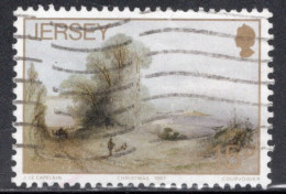 Jersey 1987 Single Stamp From Paintings From John Le Capelain Set In Fine Used - Jersey