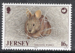 Jersey 1984 Single Stamp From Animal Protection Set In Unmounted Mint - Jersey