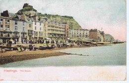 ROYAUME-UNI - HASTINGS - The Beach - Autochrom - N° 386 - Hastings