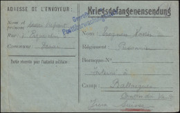 Kriegsgefangenensendung Geprüft ... Postüberwachungsstelle, Geschrieben 14.5.18 - Feldpost (postage Free)