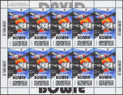 3661 David Bowie - 10er-Bogen ** Postfrisch - 2001-2010