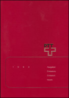 PTT-Jahrbuch Schweiz 1992, Alle Marken Mit Ersttagsstempel - Verzamelingen