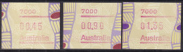 Australia 1999 Frama Button Set (3) Mint Never Hinged 7000 - Ungebraucht
