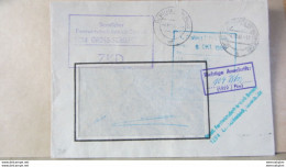 DDR: ZKD-Brf Mit ZKD-Kastenst. U. Kontr-Stpl. "Richtige Anschrift.. (1519/Pkw)"aus Grossschönebeck(Schorfheide) 4.10.66 - Covers & Documents