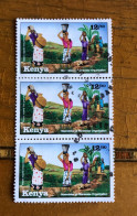 Kenya Water Bearer 12.5SH Three In A Row Fine Used - Kenia (1963-...)